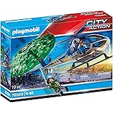 PLAYMOBIL | City Action | Polizei-Hubschrauber | Spielzeug für Kinder ab 4 Jahren | 70569