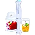 Orpat HHB-157E-EC 250-Watt Hand Blender with Chopper (White)