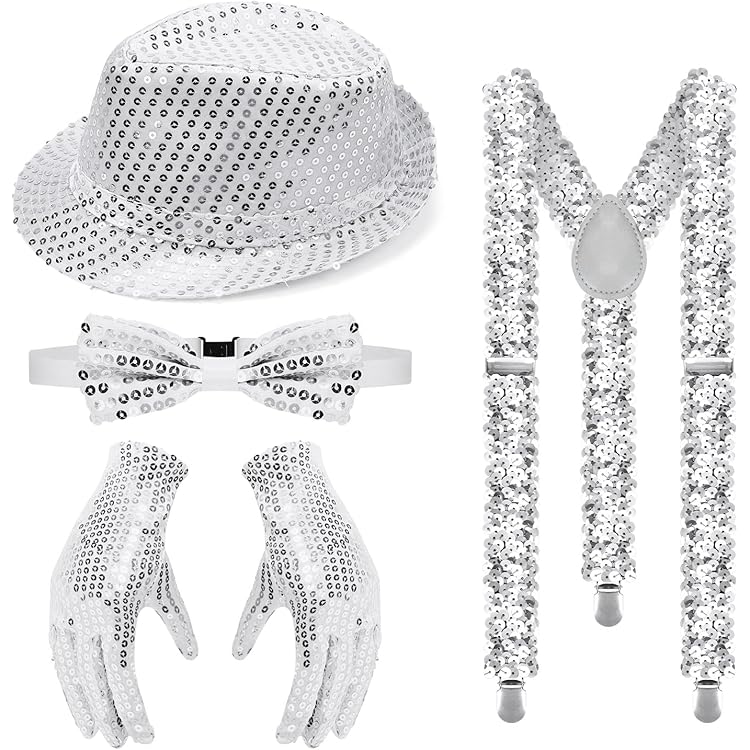 6 Stuks Disco Vrouwen Kostuum Outfit En Accessoires Set 70s Jurk Pailletten Sjaal Armband Oorbellen Hoofdband Zonnebril