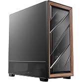Antec Flux SE, Ses S&ouml;n&uuml;mleyici Yan Paneller, 5 x PWM Fanlar Dahil, Ceviz Ahşap &Ouml;n Panel, Tip-C, 420mm Radyat&ouml;r ve Arka Bağlan