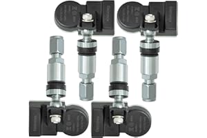 ELECTRONICX 4x RDKS TPMS Reifendrucksensor Reifendruckkontrollsystem Metallventil DarkGrey passend für Citan Twizy Wind Master Trafic Twingo