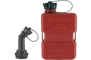 FuelFriend®-PLUS - jerrycan 1,0 litre + bec verrouillable - parfait pour les motos, les voitures et plus encore