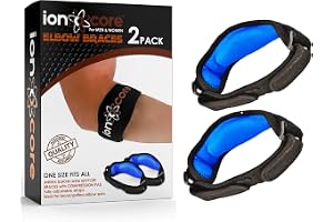 ionocore Tennisarmbågsstödsrem – golfare armbågsstöd för män och kvinnor – för snabb smärtlindring och återhämtning – armbågs