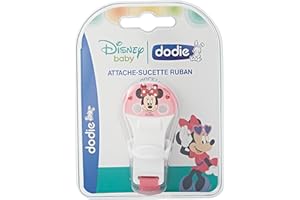 Dodie - Attache-Sucette Ruban Minnie, 1 Unité (Lot de 1)