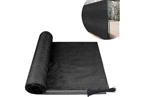 Aufun 1 x 10 m Windschutz Zaunblende Sichtschutz Sonnenschutz Schattiernetz Tennisblende aus HDPE 150 g/m² Schattiergewebe für Garten, Balkon, Anthrazit
