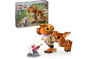 LEGO Jurassic World Little Eatie: T. Rex Figure - Dinosaur Toy for 7+ Year Old Boys & Girls, with Movable Jaws, Head & Tail - Dino Gift for Kids 76967