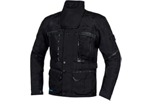 REBELHORN Cubby IV Giacca da Moto Uomo | Tessile | Membrana REISSA | Protezioni CE livello 2 per Gomiti e Spalle | inserti di Ventilazione in Rete | Fodera termica ThermoLite