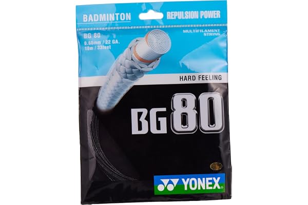YONEX BG80 Ensemble de badminton 0,68 mm