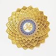 3D Metal Asma Un Nabi Wall Art in Gold Color - Dia 24" (60cm)