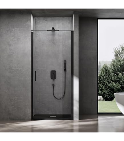 VidaXL Begehbare Duschwand Mit ESG-Glas – Voll Mattiert, 90x195 Cm, Spritzfest, Alu-Rahmen, Einfach Zu Reinigen