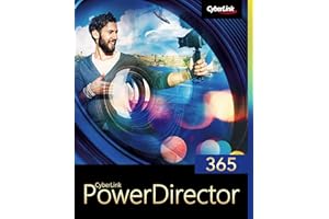 CyberLink PowerDirector 365 / 12 Months Professional Video Editing Software for PC with Green Screen and Thousands of Effects Photo Show Film Production Screen Recorder WIN Download