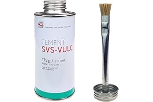 REMA TIP TOP Gomma fluida vulcanizzata Rema Tip, 175 g, per riparazioni e sigillature, resistente all’acqua, con pennello, Resistente alle temperature da -30 ˚C fino a +120 ˚C