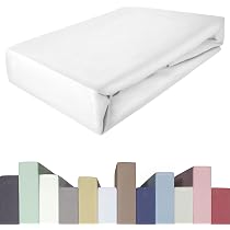 Spannbettlaken Für Topper In 180x200 Cm – Weiches Baumwoll-Jersey Mit Elasthan, Öko-Tex Zertifiziert