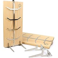 BargenBasics 2er-Set Flammlachsbretter für Feuerplatten | Grillzubehör für Feuerschale Feuertonne Kugelgrill mit…