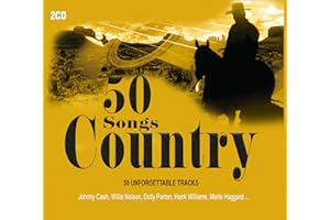 2CD 50 Songs Country, Johnny Cash, Tex Ritter, Dolly Parton, Country Music