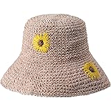 Moda Donna Cappello di Paglia Pieghevole Cappello da Sole Cappello da Spiaggia