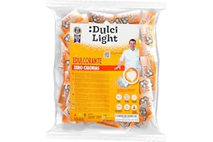 DULCI LIGHT DULCE Y FAVORABLE Dulcilight Edulcorante Sucralosa Zero bolsa de 100 Sobres | Sabor Natural | Granulado con Fibra Vegetal | keto |1 sobre 0,6g = 2 cdas de azúcar| No OMG | edulcorante sobres