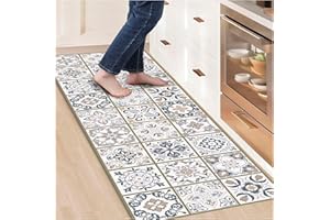 NIVELLPUBLICITARI Alfombras Vinilicas para el Hogar 80 x 40 - Alfombra Vinilica Cocina Resistente y Antitropiezos - Alfombra Cocina Lavable Antideslizante para Interior/Exterior - Alfombras de Vinilo Esponjosas