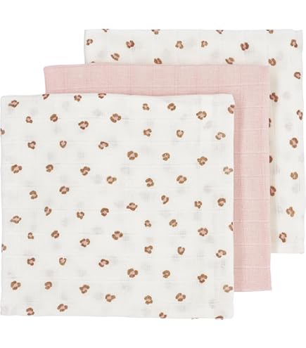 Hauck Stoffwindeln Mulltücher-Set Cuddle N Clean, sage/dots (Set, 3-St
