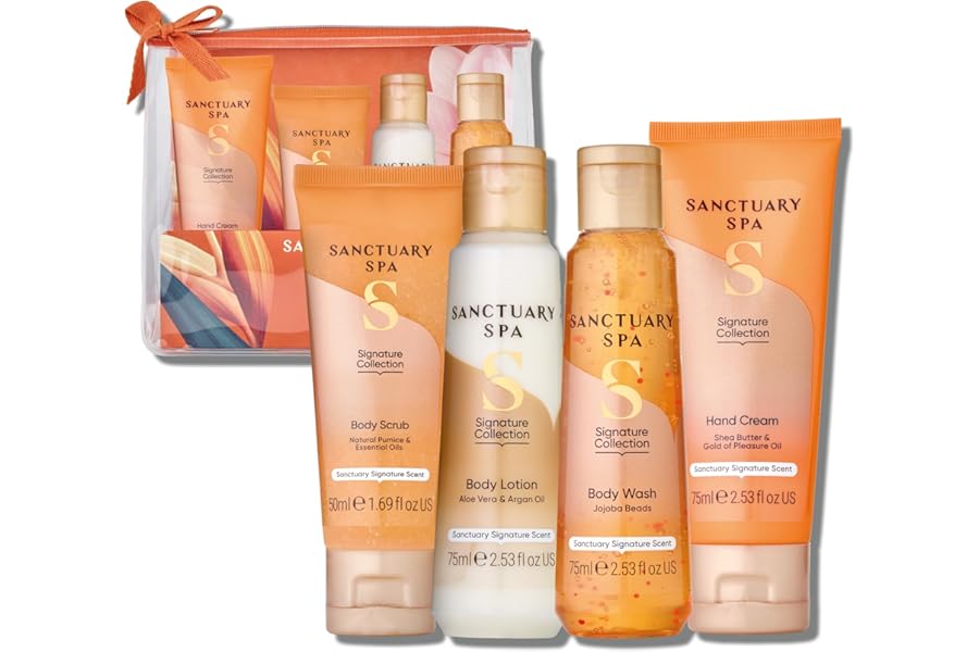 Sanctuary Spa Petite Retreat Gift Set, Vegan, Gift For Women, Birthday Gift, Womens Gift Sets, Body and Bath Set