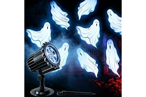 Halloweendekoration utomhus, läskig 3D dynamisk halloween projektor fönster | Vattentät LED-ljusprojektor, läskiga spöken spöken halloween dekorationslampor för vägg, hus, trädgård, fest och fönster