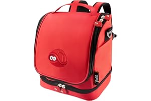 fridoli Toniebox Sac de rangement pour batterie Rose | Recharge dans le sac | également compatible avec Tigerbox Touch | Tonie Sac pour kit de démarrage et accessoires Toniebox, rouge