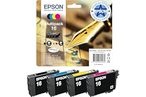 Cartuccia d'inchiostro Epson C13T16264012, Blu/Rosa/Giallo/Nero (confezione da 4)