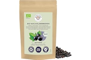 Munchilycious Bacche di Ginepro BIO Essiccate 250g, Ginepro Bacche Bio senza Zuccheri, Frutta Secca
