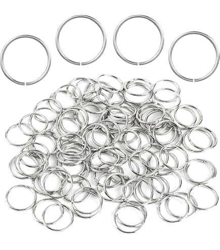 100 Anneaux De Jonction 12 Mm En Bronze - Pour Création De Bijoux, Montage Pendentifs, Breloques, Chaînes
