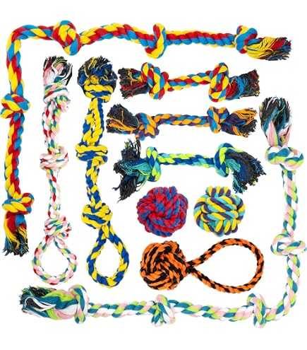 RedLine K9 Jute-Zerrspielzeug, 3er Bundle – Je 7,6x20,3 Cm Mit Griff, Für Hunde & Hundesport