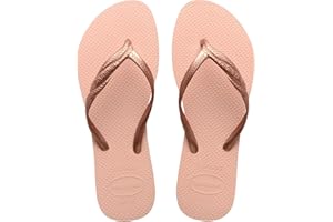 Havaianas - Fantasia, Chanclas Cómodas, Duraderas y Elegantes, Tiras Metalizadas con Cruce en el Lateral, Mujer