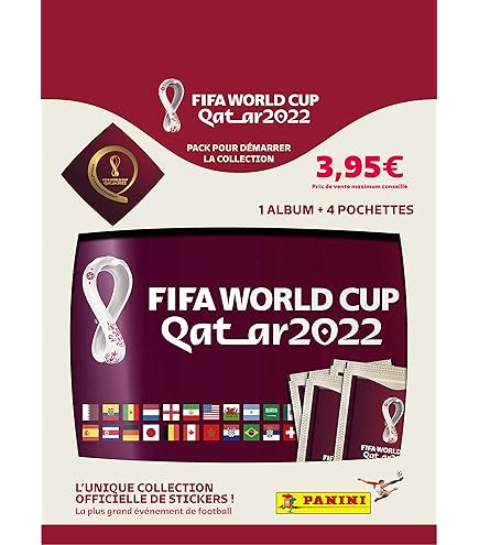 Pack Panini Album World Cup Qatar 2022 + Magazine + 20 Stickers - Neuf Scellé