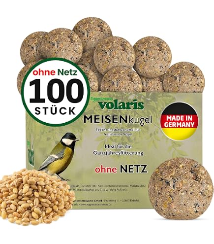 Little Birds Meisenknödel Ohne Netz – 30 Stück, Je 90 G – Natürliches Ganzjahresfutter Für Wildvögel
