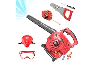 TOY CHOI'S Kids Power Construction Tool Toy, Kids Leaf Blower Play Set | Educational Toys for 3+ Year Olds | Pretend Play Toy Leaf Blower Battery Operated Outdoor Lawn Tools for Boys