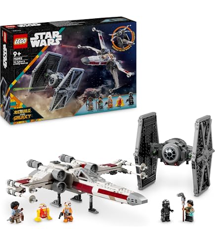 LEGO Star Wars TIE Fighter & X-Wing Mash-up Building Toy Set