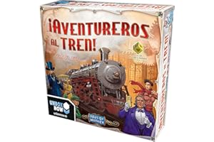 Days of Wonder | ¡Aventureros al Tren! | Juego de Estrategia de Trenes para Adultos y Familias | A Partir de 8 Años | De 2 a 5 Jugadores | 30-60 Minutos por Partida | Español