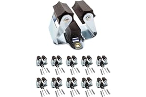 BONN-DESIGN 10x Le Robuste Porte-Outil en Acier Inoxydable Porte-Balai Support Mural pour Ranger Les Outils de Jardin Supports de Fixation muraux pour Outils de Jardin 10 pièces Balai de Jardin Fixation Ange