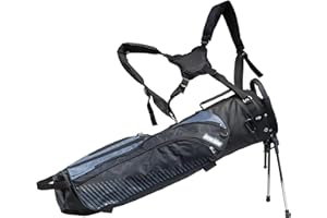 Longridge 7" Tri Lite Bolsa de transporte Sunday Golf - Negro/Plata