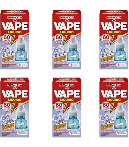 kiwi sigaretta elettronica 2 Vape Elettroemanatore Liquido Classic con Ricarica Liquida 60 Notti,  Diffusore Antizanzare Certificato IMQ, Sistema Salva Bambino, Interruttore  ON/OFF Luminoso, Rilascio Costante Principio Attivo : Amazon.it: Giardino e  giardinaggio