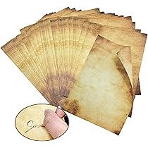 Carta Pergamena Vintage A4 - 60 Fogli Per Stampe Eleganti E Scrittura A Mano | 100g - Foto 4