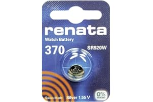 ICHOOSE LIMITED Confezione di batterie a bottone | litio 3 V | per orologi, torce, chiavi auto, calcolatrici, macchine fotografiche, ecc. 370 (SR920W)