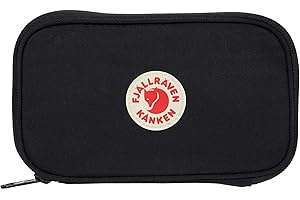 FJÄLLRÄVEN Fjallraven Unisex's Kånken portfele podróżne i małe torby, czarny, jeden rozmiar