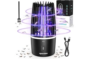BUBBACARE Lampada Antizanzare Elettrica, UV Anti Zanzare Lampada Antizanzare USB Ricaricabile Lampada Assassina di Zanzare Non Tossico ed Ecologico Antizanzare con luce notturna per Giardino Interno Esterno