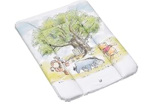 keeeper Fasciatoio Winnie the Pooh, Adatto per Tavolo, Cassettiera etc., Superficie Confortevole, Facile da Pulire, Amelia, Bianco