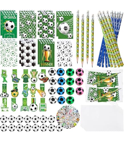 155 PCS Pinata Anniversaire Garcon, Cadeau Football Anniversaire Enfant
