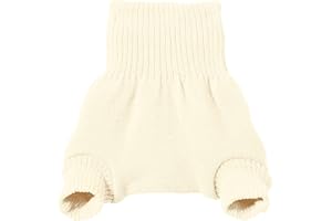 Disana WOLLWINDELHOSE, 100% Bio-Merinowolle GOTS, IVN Best | Newborn Neugeborene Baby Kleinkind, Kind Unisex | Baby Erstausstattung | Made in Germany