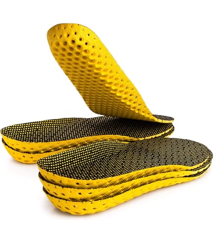 Semelles Homme Anti-Odeur Et Anti-Transpiration SAFETOE J-018 - Double Couche Armoise Naturelle, Taille EU39-46 | Pour Chaussures De Sport, Travail, Sécurité - 8