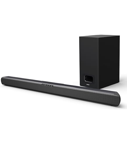 Thomson SB250BT Barre de Son 200W Bluetooth avec Caisson de Basses
