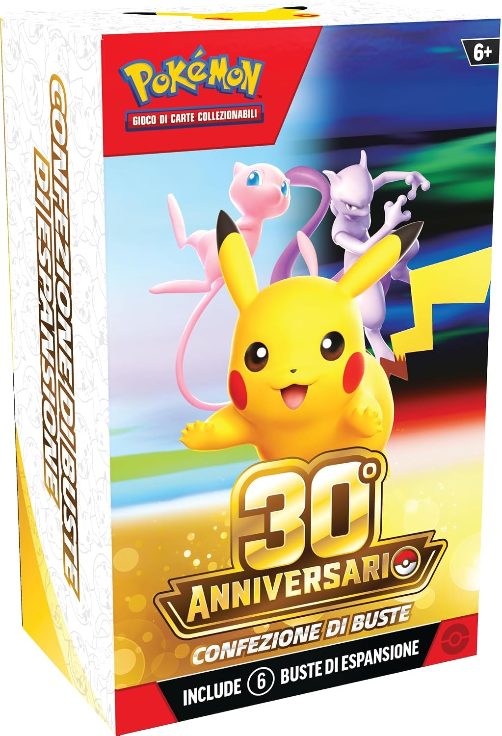 Pokémon: confezione di buste dell’espansione 30° Anniversario del GCC Pokémon (6 buste di espansione), Edizione in Italiano