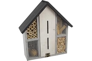 AGP ADVANCED GLOBAL PRODUCTIONS Insect Bug Bee Hotel Hanging Wooden House Ladybird Nest Wood Shelter Garden Box
